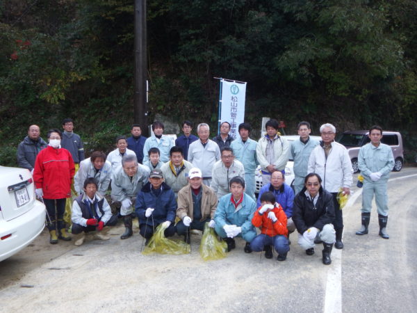 H25年度　石手川ダム上流域の河川等清掃 (8)